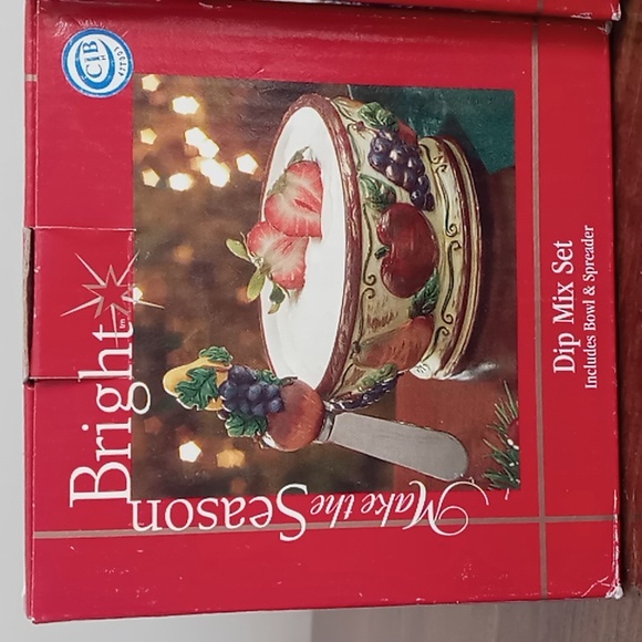 Set of 2 Make the Season Bright Dip Mix Sets NIB - Picture 2 of 5